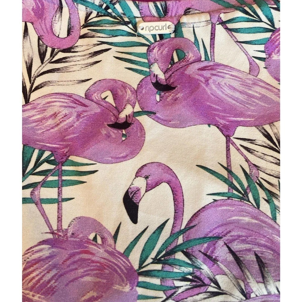 Rip Curl Womens Mai Tai Flamingo Cheeky One-Piece Swimsuit Purple Size X-Small - Picture 8 of 16